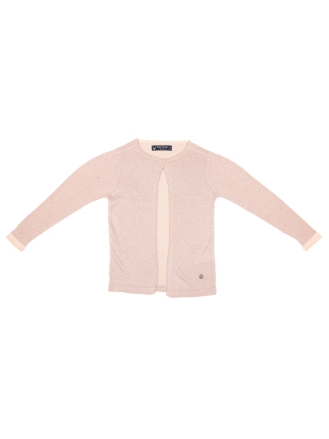 

Allen Solly Junior Girls Peach-Coloured Solid Sweater