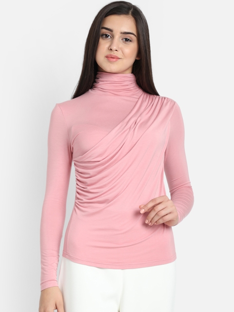 

COVER STORY Women Pink Solid Top