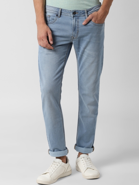 

Peter England Casuals Men Blue Slim Fit Mid-Rise Clean Look Stretchable Jeans
