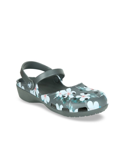

Crocs Women Grey Printed Clogs