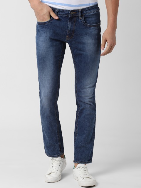 

Peter England Casuals Men Navy Blue Slim Fit Mid-Rise Clean Look Stretchable Jeans