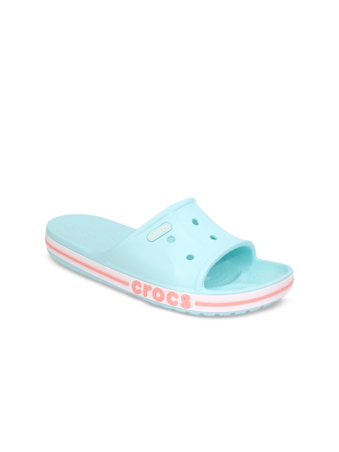 

Crocs Women Blue Solid Sliders