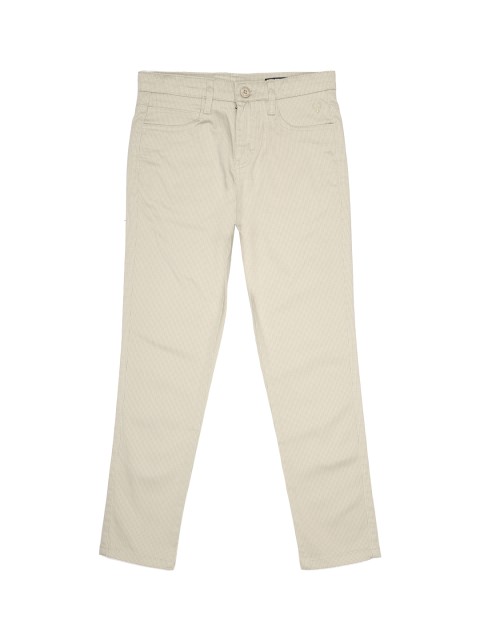 

Allen Solly Junior Boys Beige Regular Fit Printed Regular Trousers