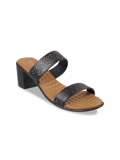 

Mochi Women Black Solid Heels