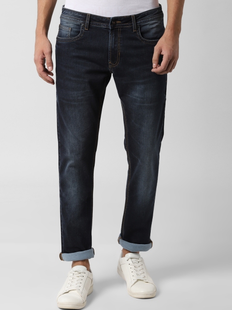 

Peter England Casuals Men Navy Blue Slim Fit Mid-Rise Clean Look Stretchable Jeans