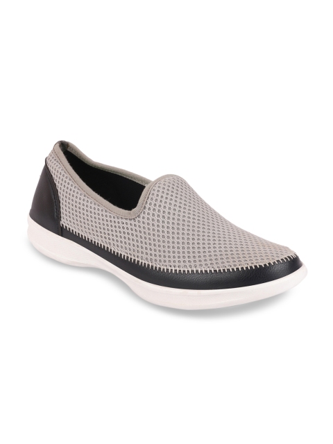 

FAUSTO Women Grey Slip-On Sneakers
