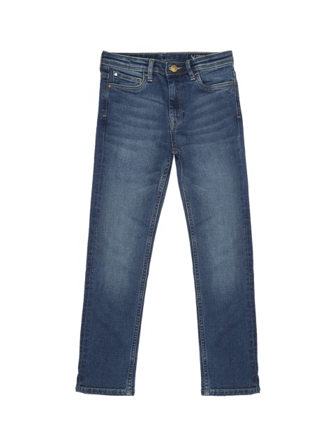 

Allen Solly Junior Boys Blue Regular Fit Mid-Rise Clean Look Stretchable Jeans