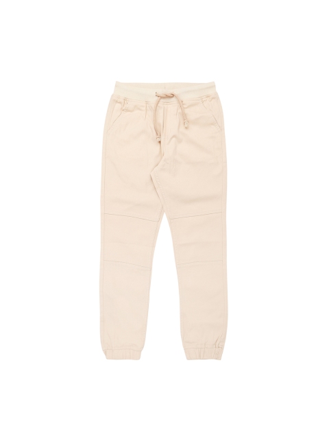 

Pantaloons Junior Boys Beige Solid Joggers