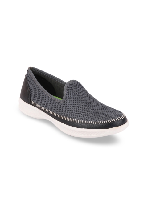 

FAUSTO Women Grey Slip-On Sneakers