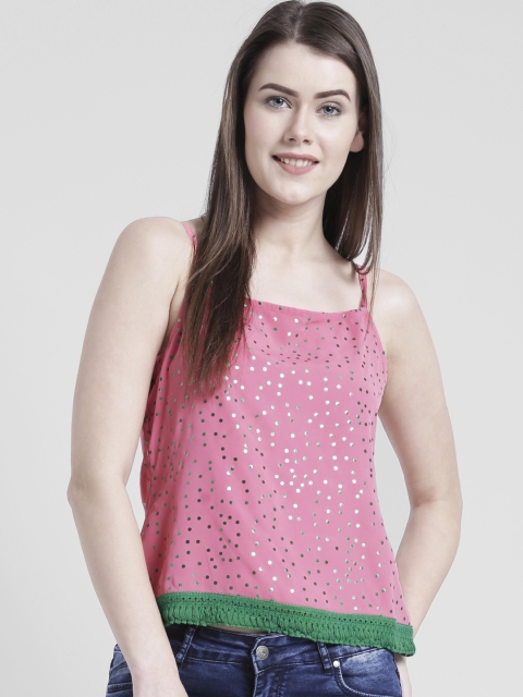 

Yaadleen Women Pink Printed Top