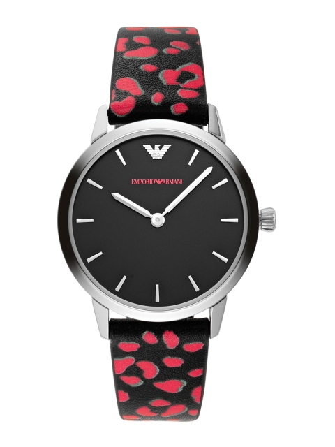 

Emporio Armani Women Black Analogue Watch AR11262I