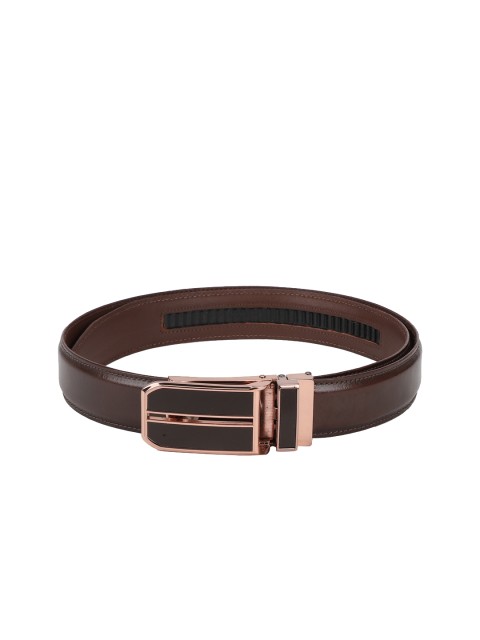 

Van Heusen Men Brown Solid Leather Belt