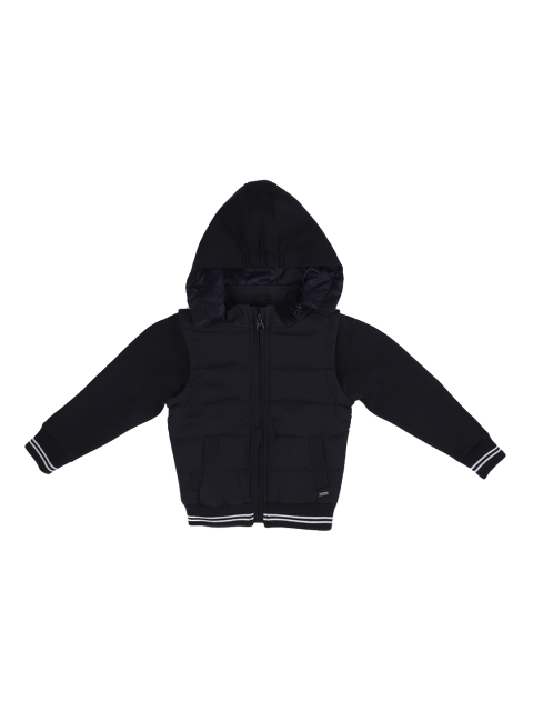 

Allen Solly Junior Boys Solid Puffer Jacket Jacket, Navy blue