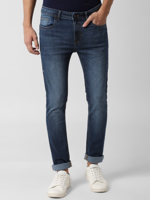 

Peter England Casuals Men Navy Blue Slim Fit Mid-Rise Clean Look Stretchable Jeans