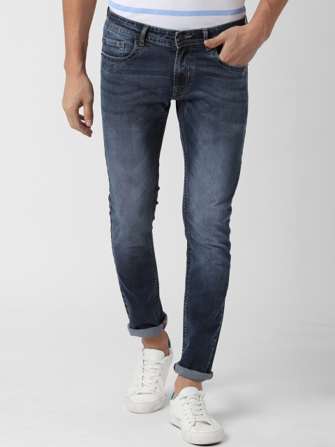 

Peter England Casuals Men Blue Slim Fit Mid-Rise Clean Look Stretchable Jeans