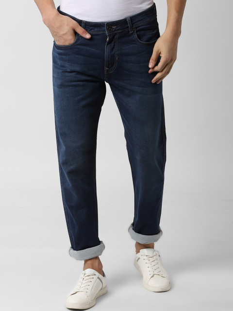 

Peter England Casuals Men Navy Blue Slim Fit Mid-Rise Clean Look Stretchable Jeans