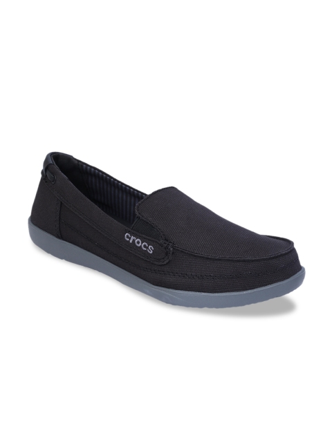 

Crocs Women Black Slip-On Sneakers