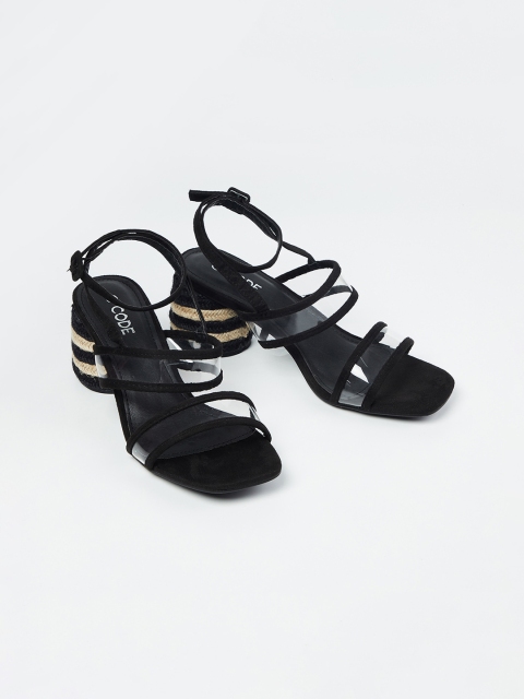

CODE by Lifestyle Women Black Solid Heels