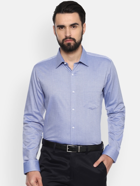 

Van Heusen Men Blue Slim Fit Solid Formal Shirt