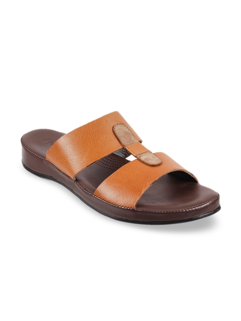 

Mochi Men Tan Brown Leather Sandals