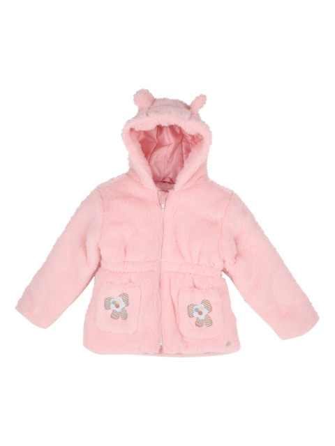 

Allen Solly Junior Girls Pink Solid Tailored Jacket Jacket