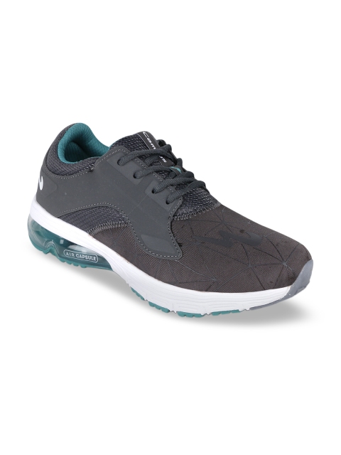 

Campus Men Grey Mesh Glare Running Shoes