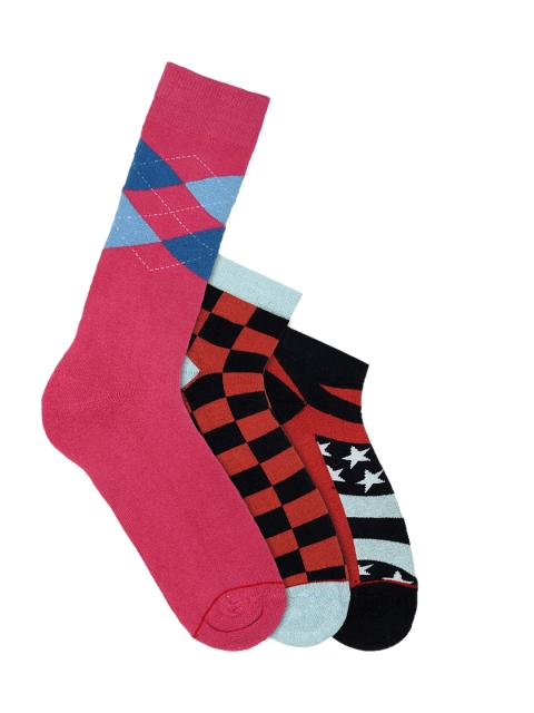 

<p>Soxytoes Sockaholic Men Pack of 3 Multi-Coloured Patterned Casual Socks</p>