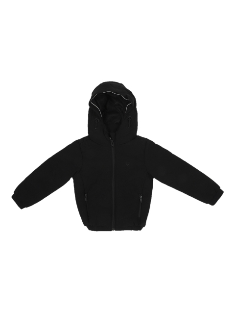 

Allen Solly Junior Boys Black Solid Padded Jacket Jacket