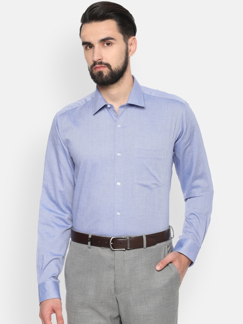 

Van Heusen Men Blue Loose Fit Solid Formal Shirt