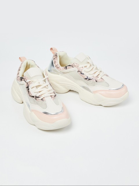 

Ginger by Lifestyle Women White Sneakers