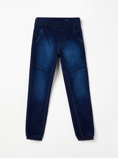 

Fame Forever by Lifestyle Boys Blue Jogger Mid-Rise Clean Look Jeans