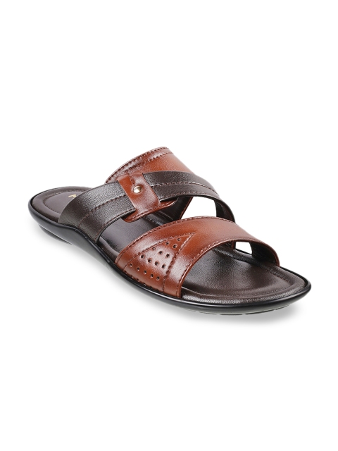 

Mochi Men Tan Brown Leather Sandals