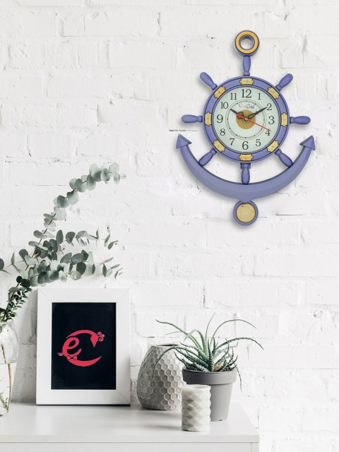 

eCraftIndia Purple Analogue Wall Clock