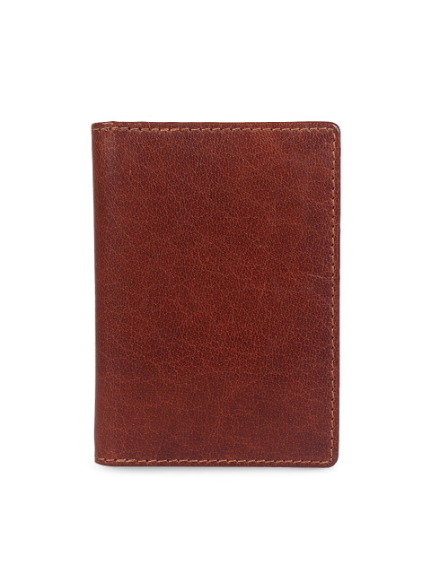 

amicraft Men Brown Solid Card Holder