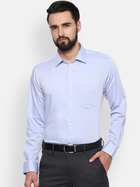 

Van Heusen Men Blue Loose Fit Solid Formal Shirt