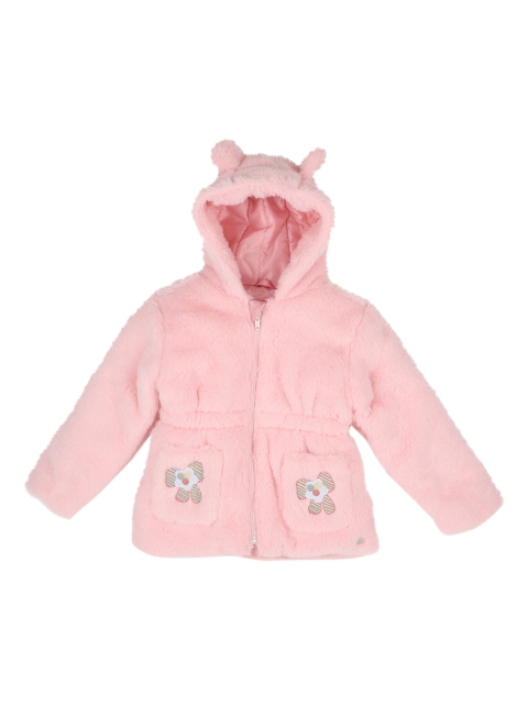

Allen Solly Junior Girls Pink Solid Tailored Jacket Jacket
