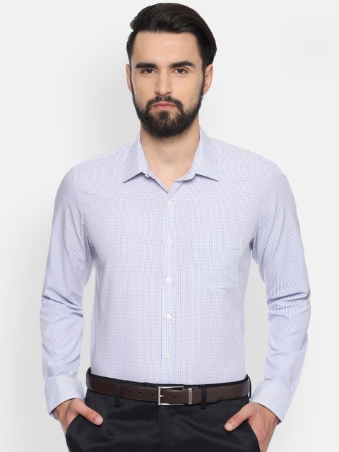 

Van Heusen Men Blue Slim Fit Printed Formal Shirt