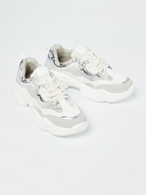 

Ginger by Lifestyle Women White Sneakers