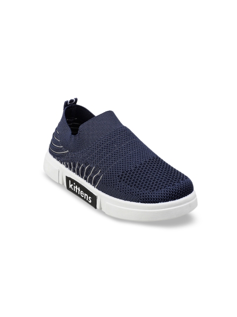 

Kittens Boys Blue Slip-On Sneakers