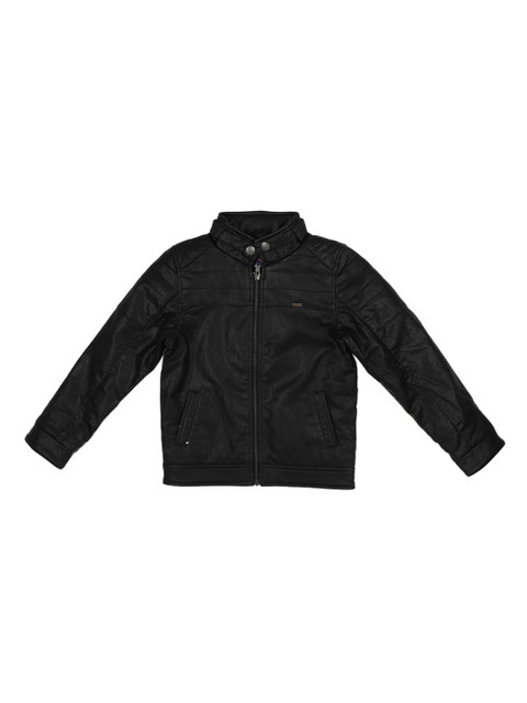 

Allen Solly Junior Boys Solid Puffer Jacket Jacket, Black