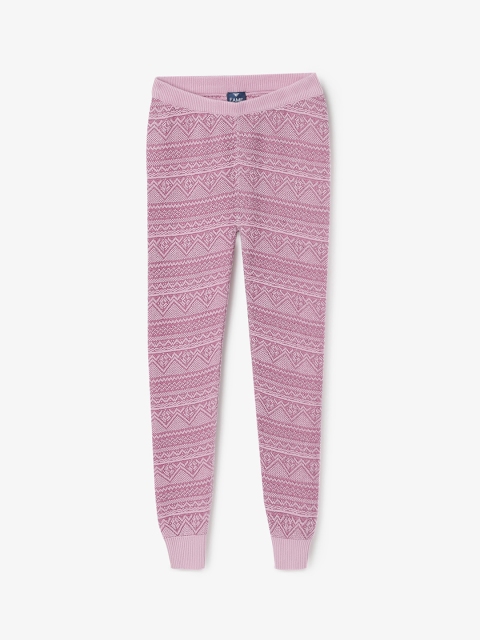 

Fame Forever by Lifestyle Girls Pink Knitted Ankle-Length Leggings