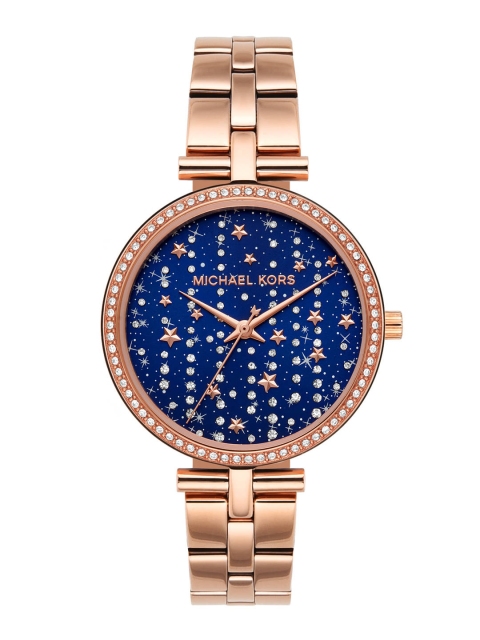 

Michael Kors Women Navy Blue Analogue Watch MK4451