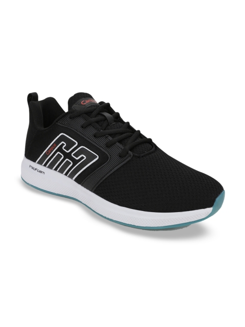 

Campus Men Black Mesh Running Shoes