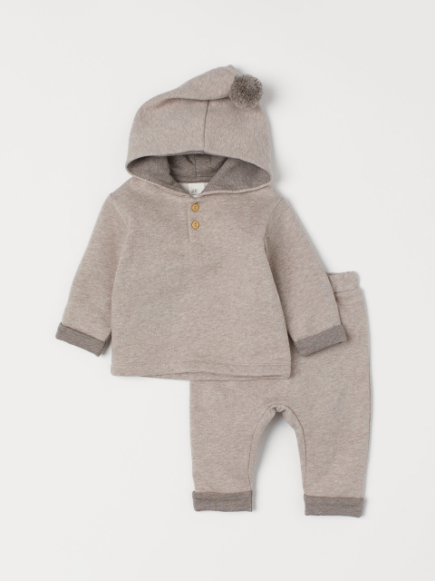 

H&M Kids Brown Sustainable Top and Trousers