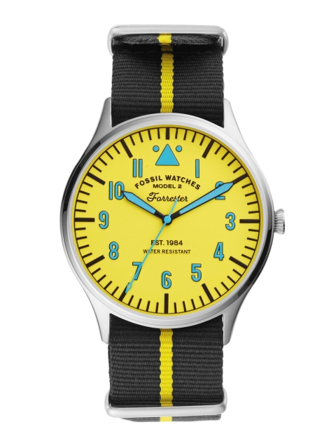 

Fossil Men Yellow Analogue Watch LE1087