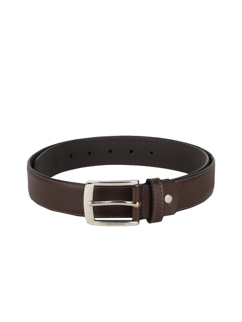 

Peter England Men Brown Solid Belt