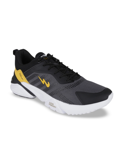 

Campus Men Black PRESTIGE Mesh Running Shoes