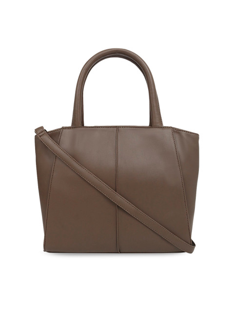 

Toteteca Brown Solid Handheld Bag