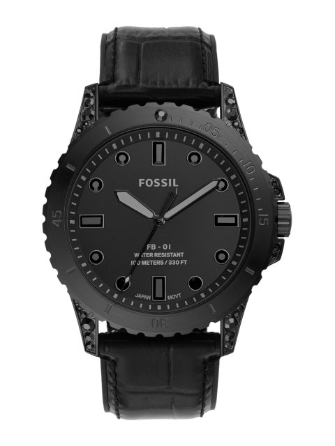 

Fossil Men Black Analogue Watch LE1090