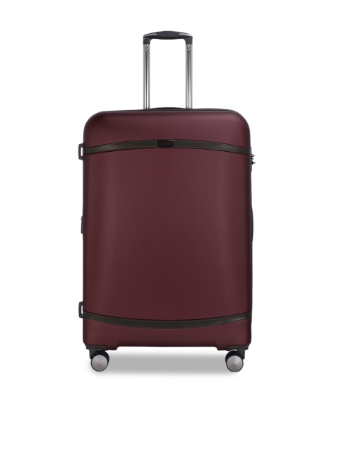 

IT luggage Maroon Solid Large Trolley Bag